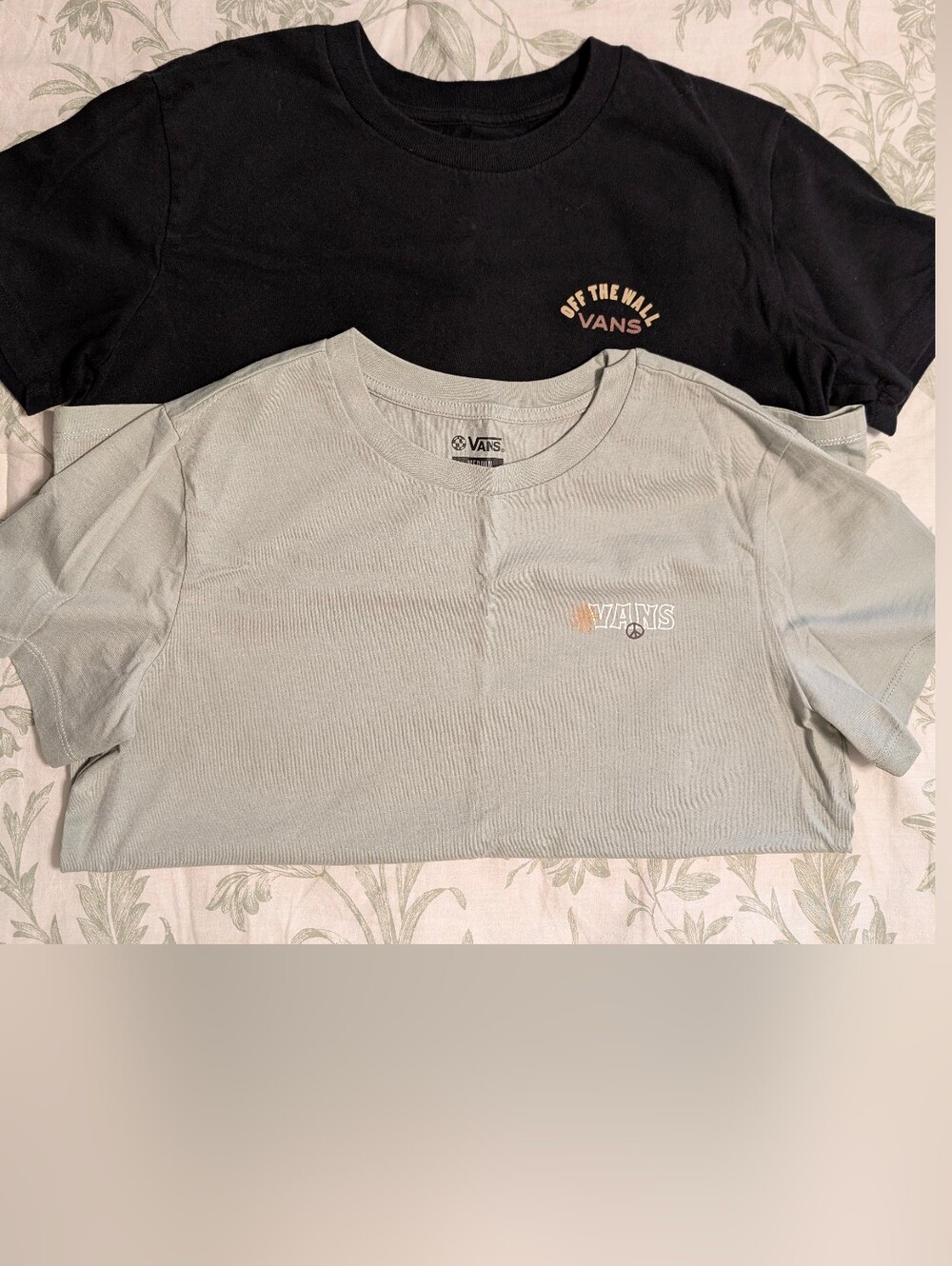 Women's Vans Graphic Tee Bundle - Black & Sage Green